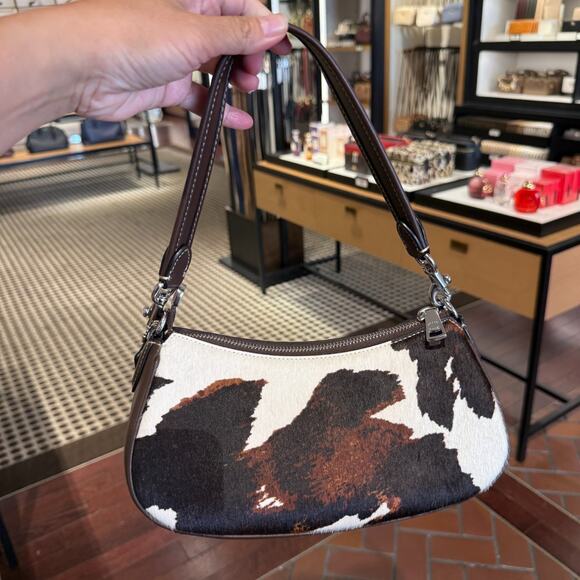 Coach Ashton Bag With Cow Print CCC83 cow printed haircalf/Sv/Cow Multi - Picture 7 of 14